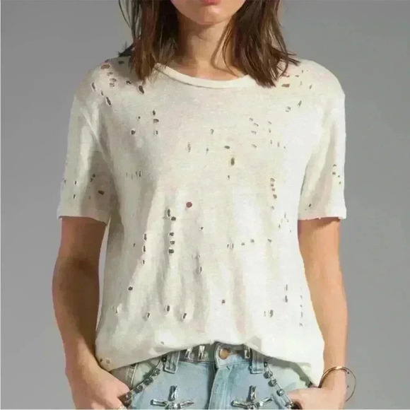 IRO Ripped Destroyed Tee - Picture 2 of 4